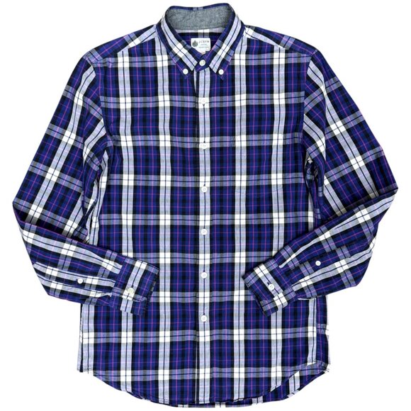 Men's J. CREW‎ "Shirtings Washed Tartan" Plaid Shirt | Size S - Picture 1 of 5